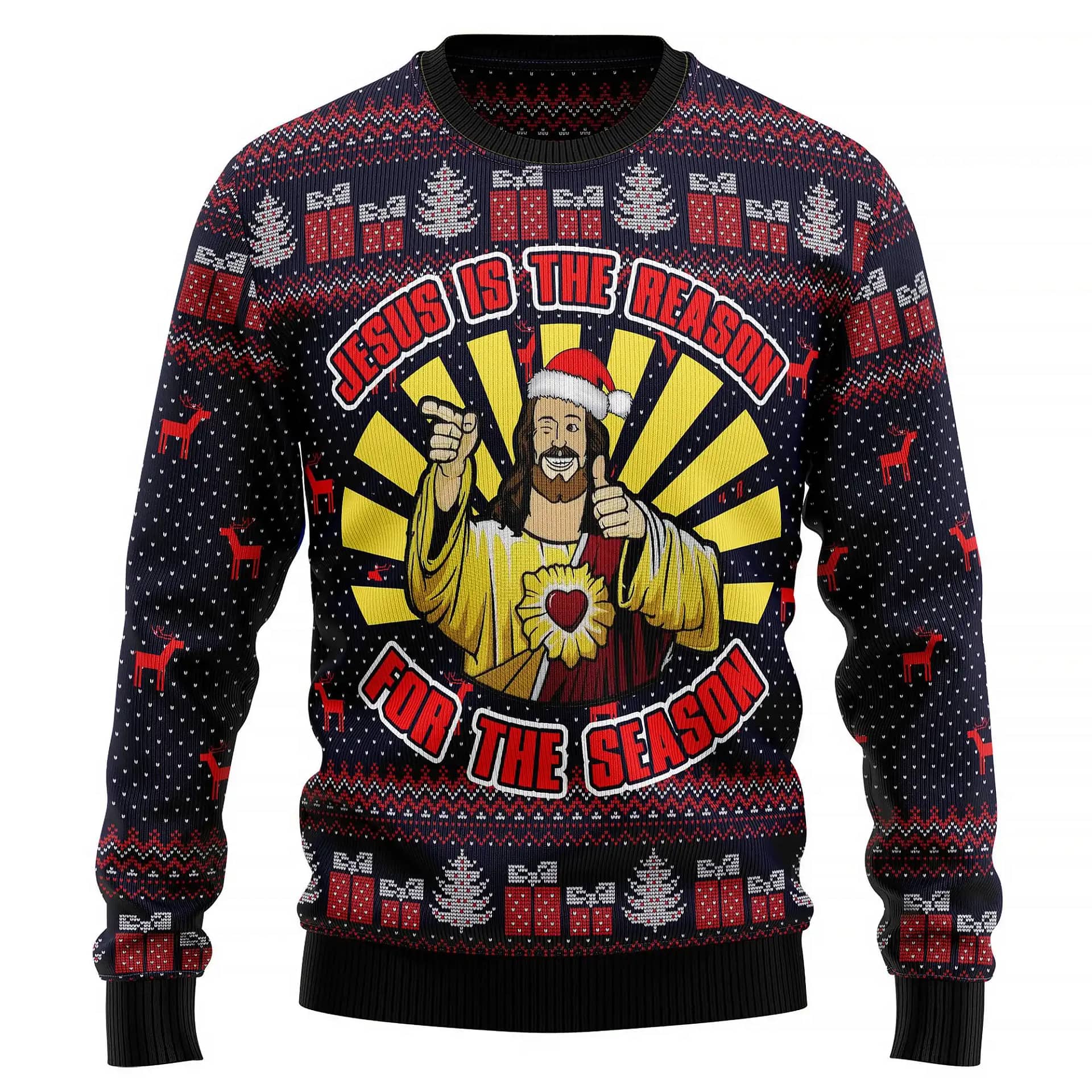 Jesus Is The Reason For Season Best Holiday Gifts Ugly Sweater