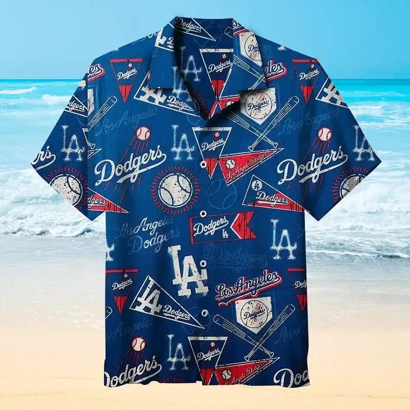 Los Angeles Dodgers Baseball Team Summer Vacation Mlb Hawaiian Shirts