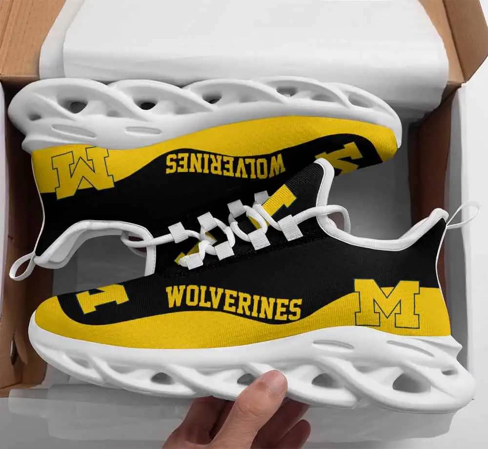 Michigan Wolverines Ncaa Team Urban Max Soul Sneaker Shoes