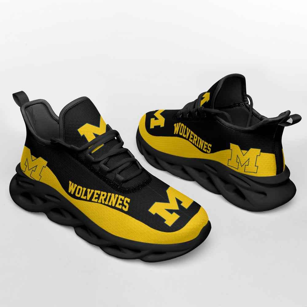 Inktee Store - Michigan Wolverines Ncaa Team Urban Max Soul Shoes Image
