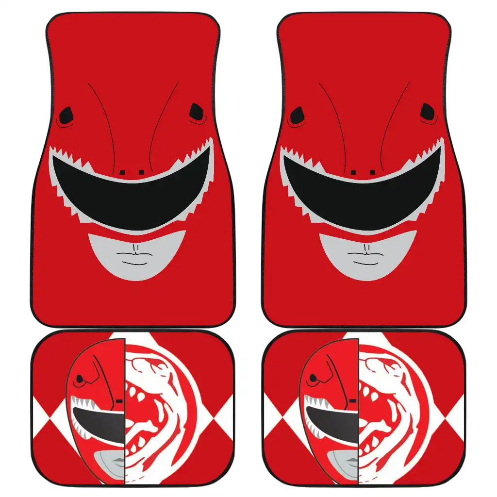 Mighty Morphin Power Rangers Red Car Floor Mats