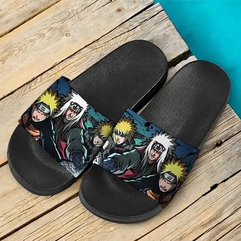 Naruto Jiraiya Minato Rasengan Slide Sandals
