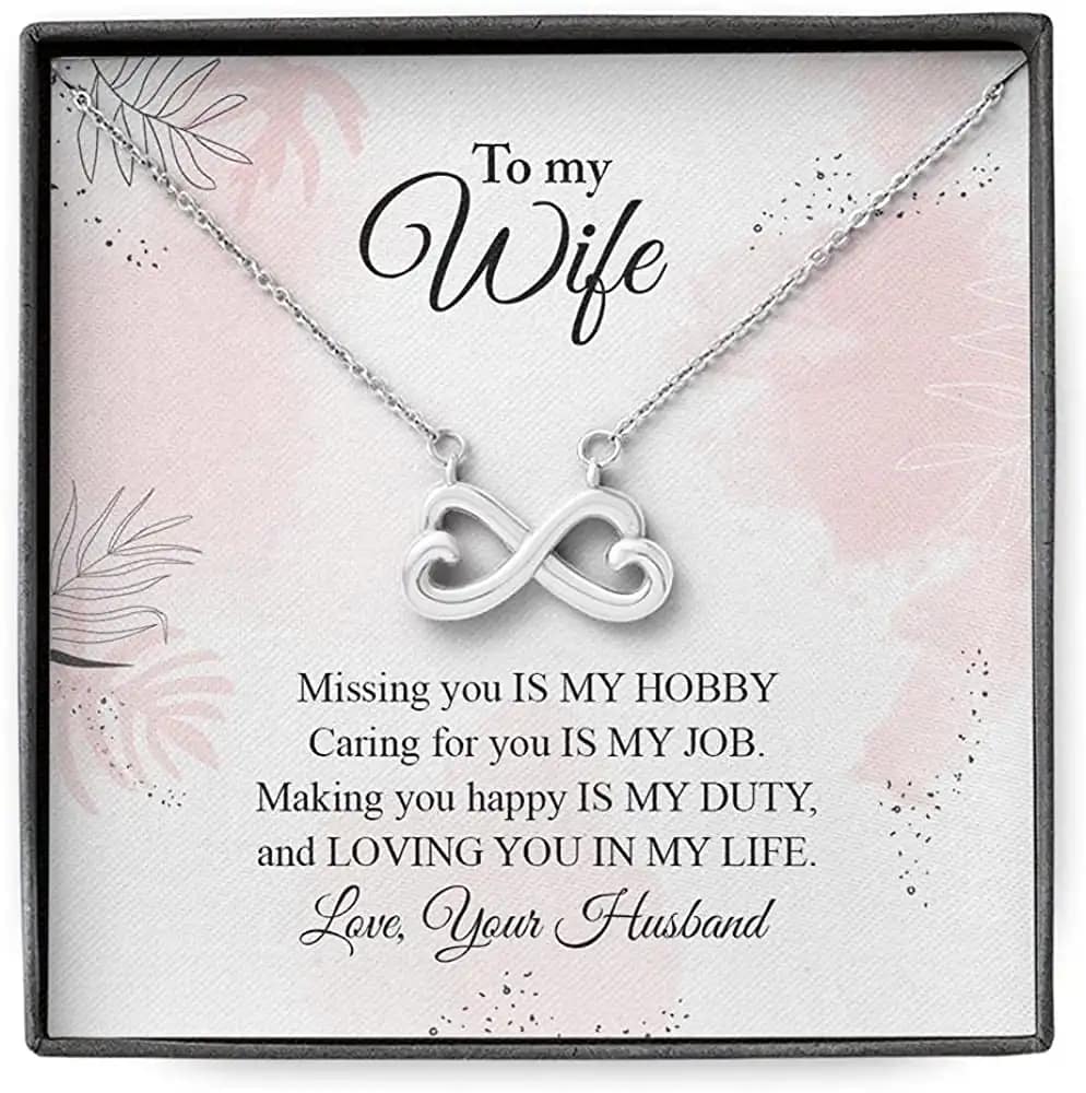 Necklace Jewelry For Women Infinity Heart Personalized Gifts