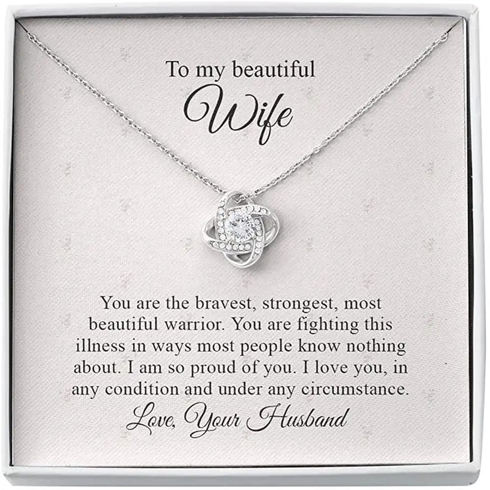 Necklace Jewelry For Women The Best Wife Knot Love Personalized Gifts