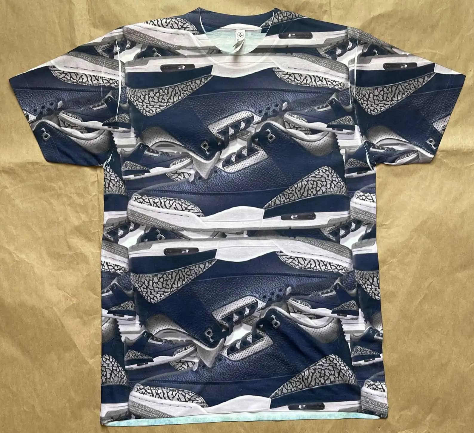 Personalized Cement 3D Jordan 3S Perfect Gift 3D All Over Print T-Shirt