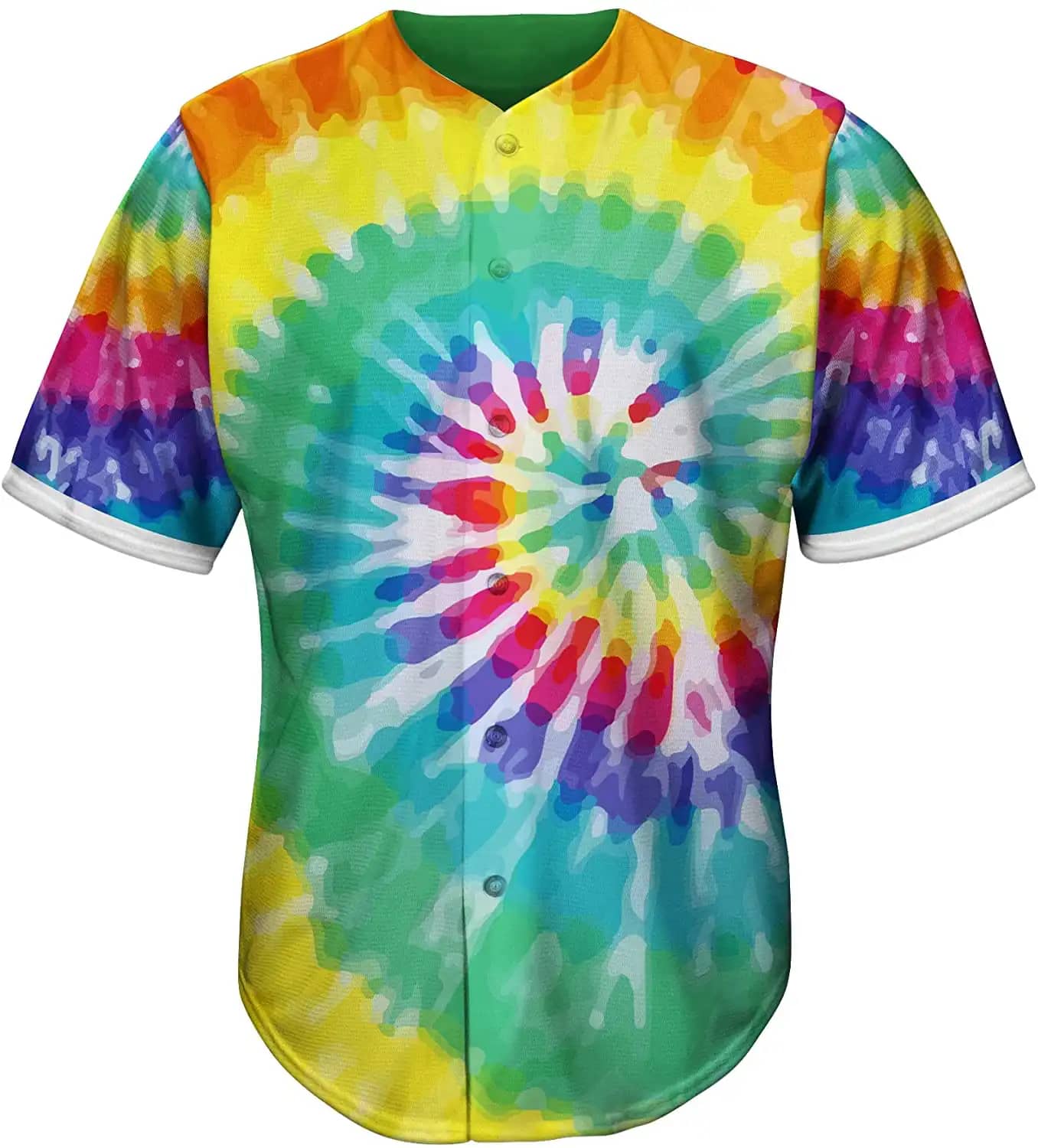 Personalized Colorful Splatter Art Hip Hop 90S Fashion Custom Number Idea Gift For Fans Baseball Jersey