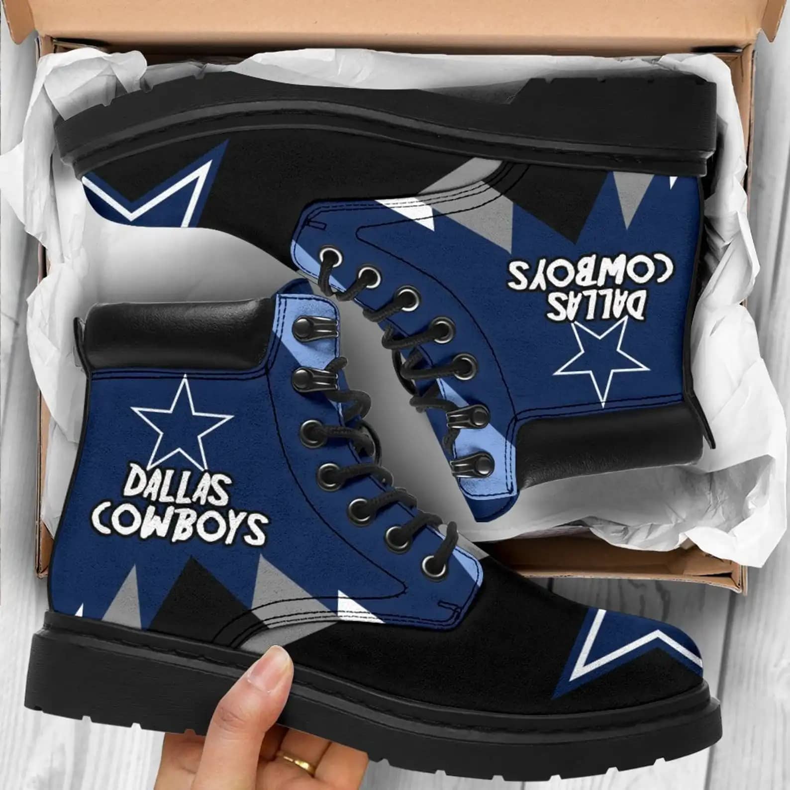 Personalized Dallas Cowboys Casual Shoes For Fan All Season Boot