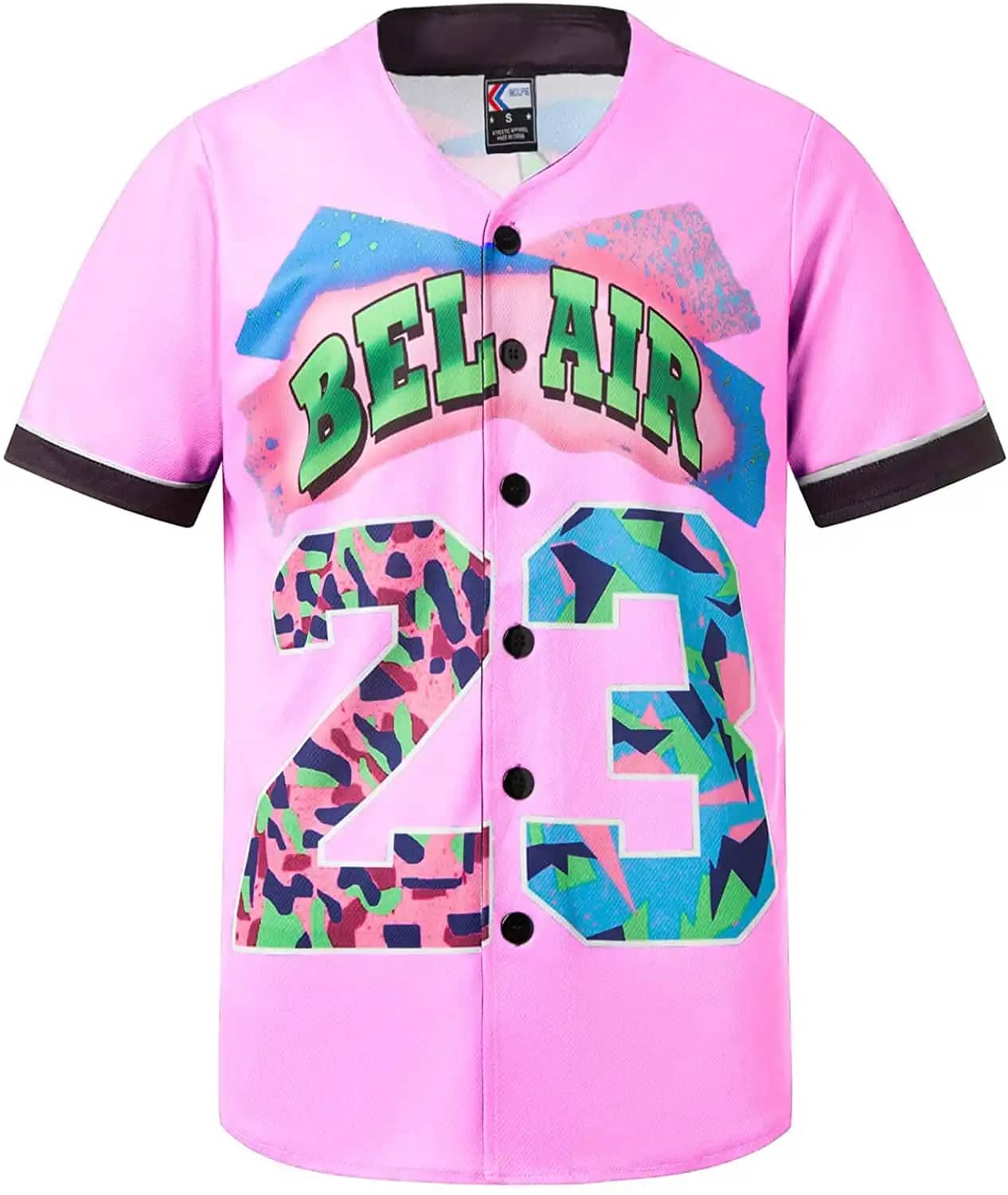 Personalized Pink Shirts Hip Hop 90S Fashion Custom Number Idea Gift For Fans Baseball Jersey