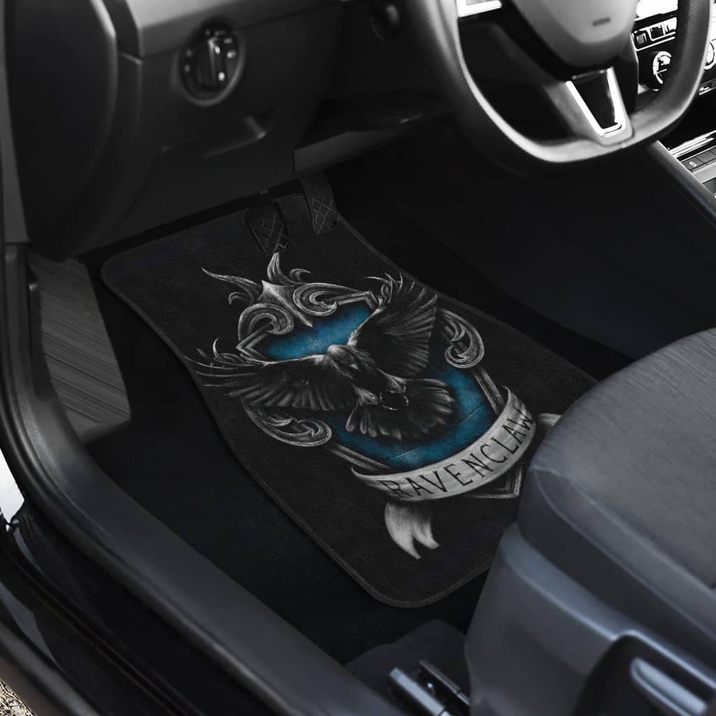 Inktee Store - Ravenclaw Harry Potter Front And Back Car Floor Mats Image