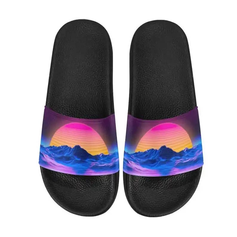 Retro Sunset Slide Sandals