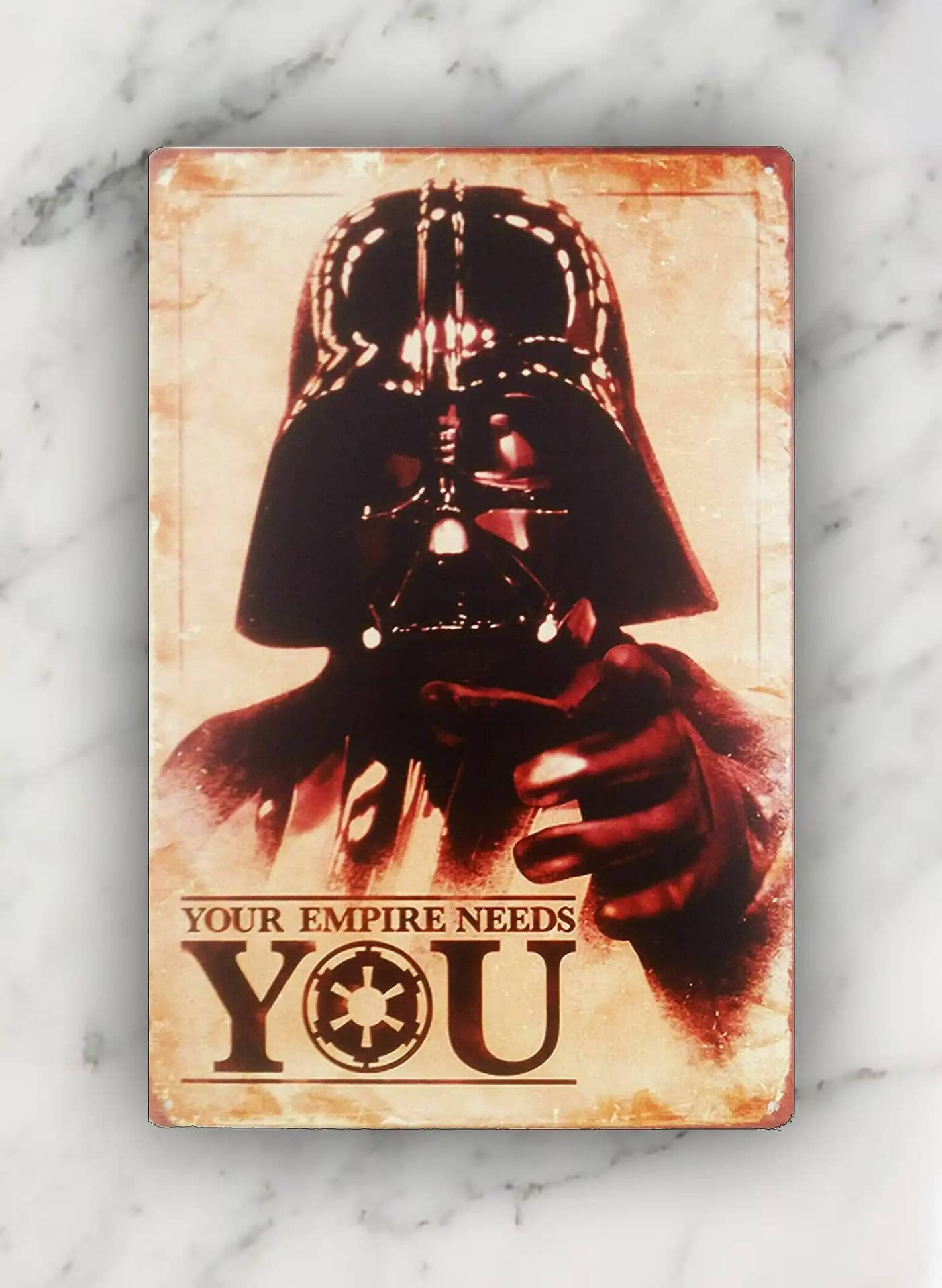 Inktee Store - Star Wars Darth Vader Fun Movie Metal Sign Image