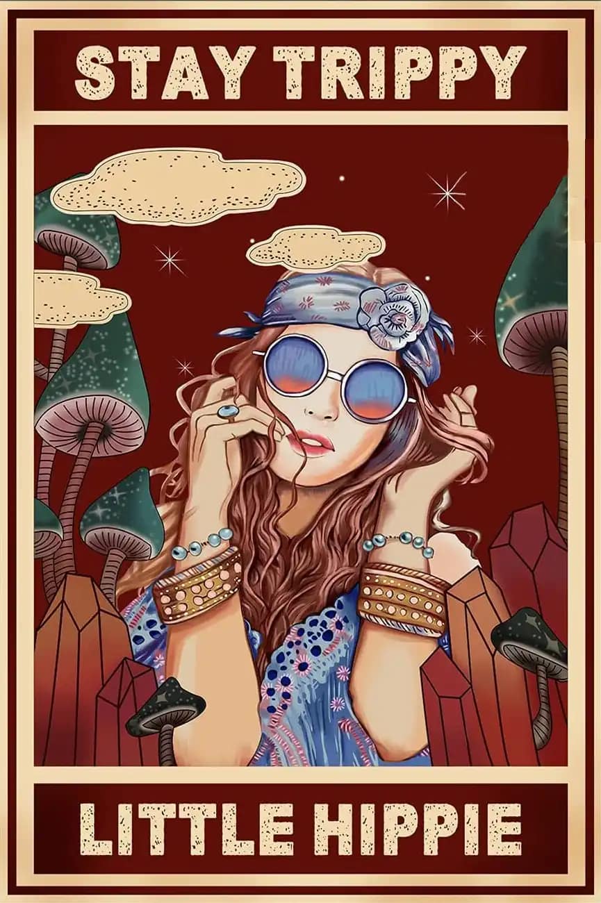 Stay Trippy Little Hippie Poster
