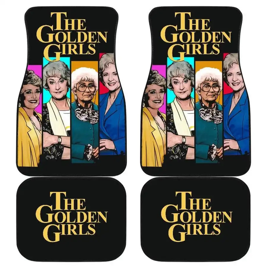 The Golden Girls Tv Show Black Car Floor Mats