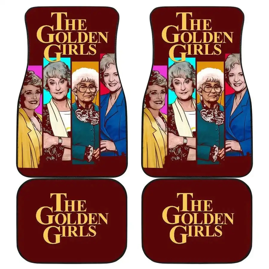The Golden Girls Tv Show Red Car Floor Mats