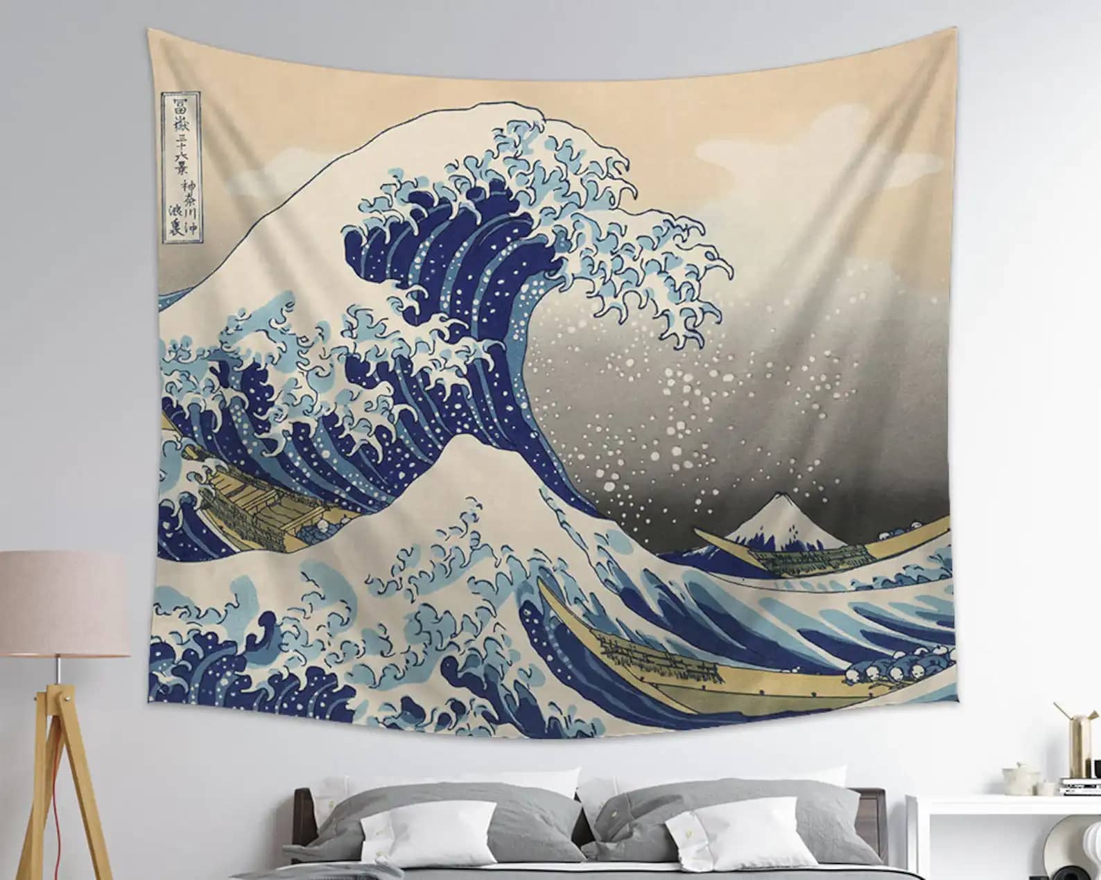 The Great Wave Off Kanagawa Art Decor Tapestry