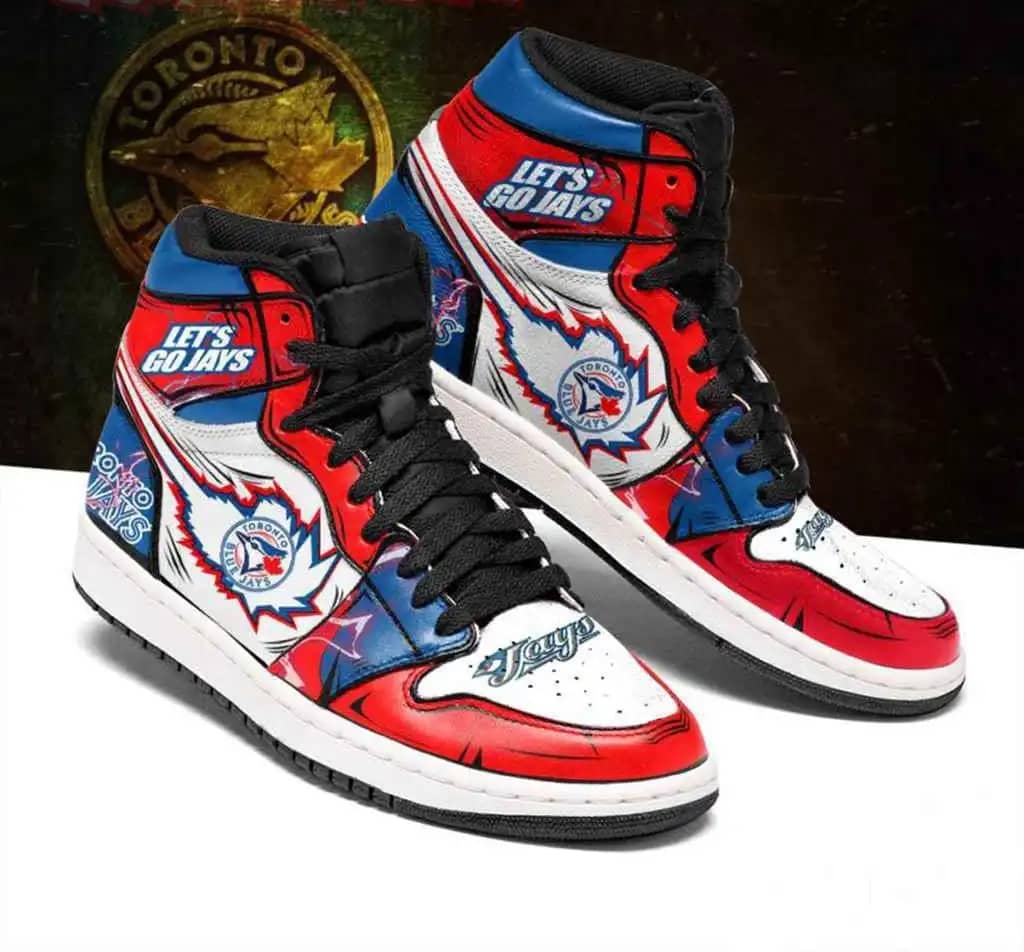Toronto Blue Jays Mlb Baseball Fashion Sneakers Team Perfect Gift For Sports Fans Air Jordan Shoes