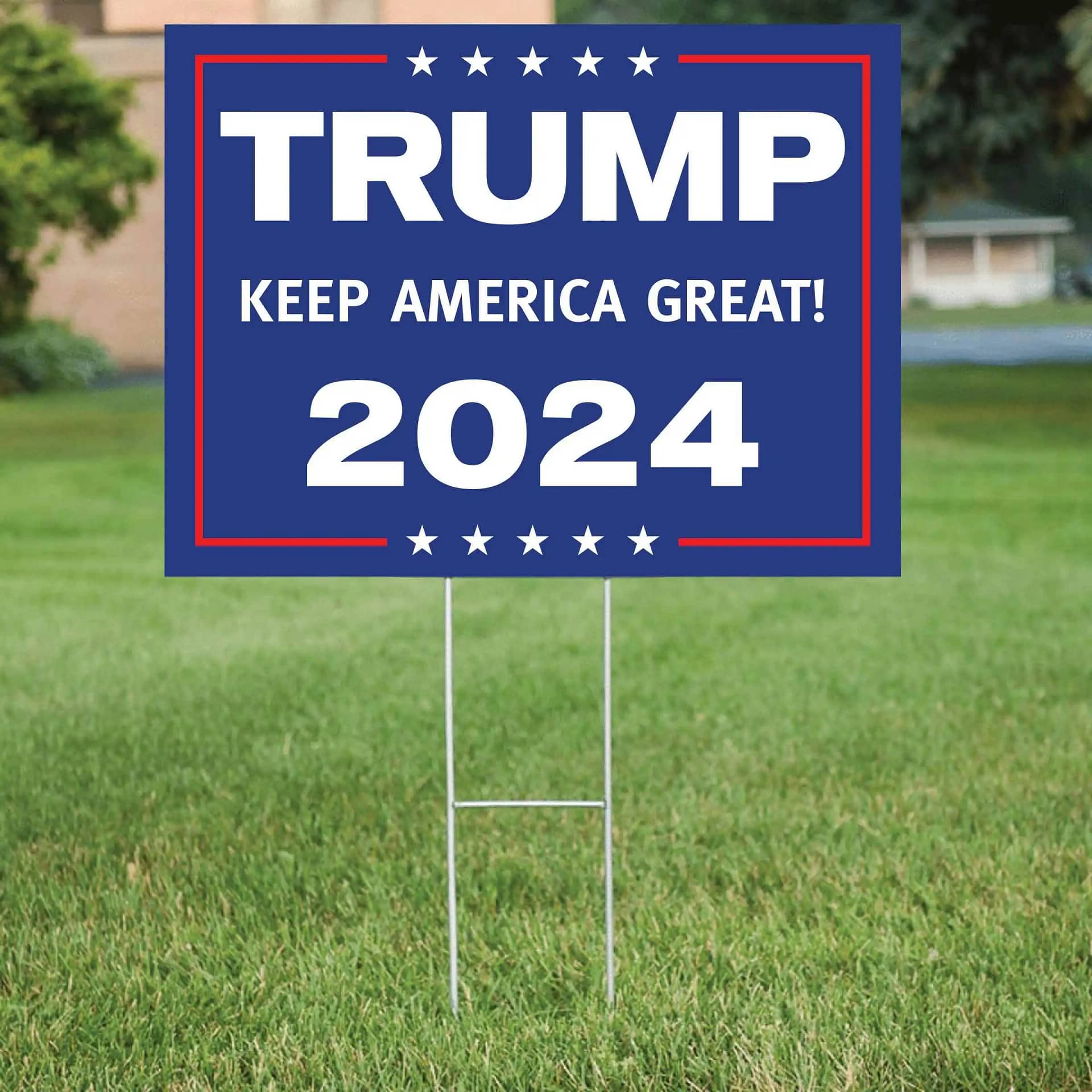 Trump 2024 Keep America Great Yard Sign