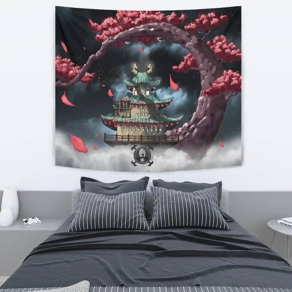 Wano'S Flower Capital For One Piece Fan Gift Wall Decor Tapestry