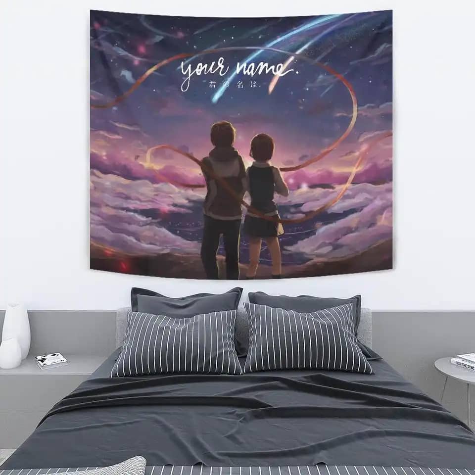 Your Name Anime Fan Gift Idea Wall Decor Tapestry