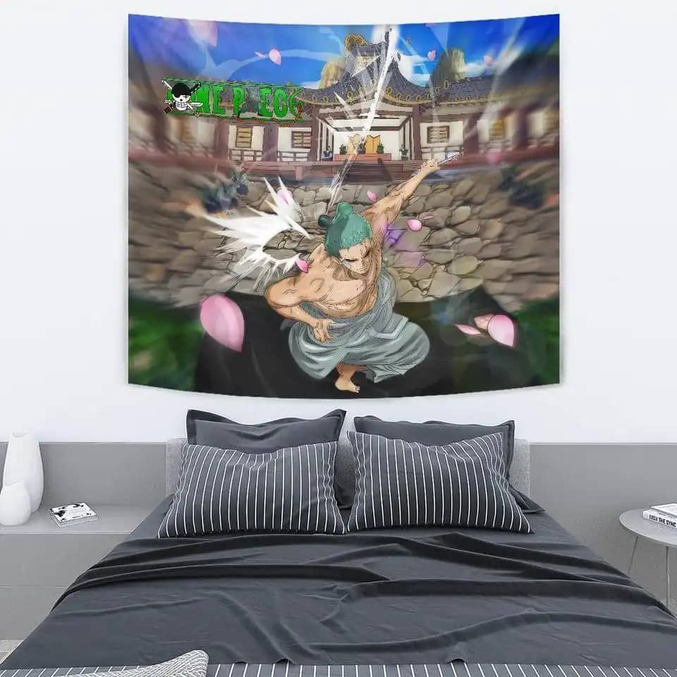 Zoro Skill For One Piece Fan Gift Wall Decor Tapestry